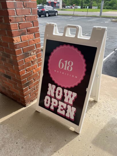 Sidewalk Signs Photo
